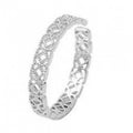 Geometric Open Ring S925 Sterling Silver Jewelry