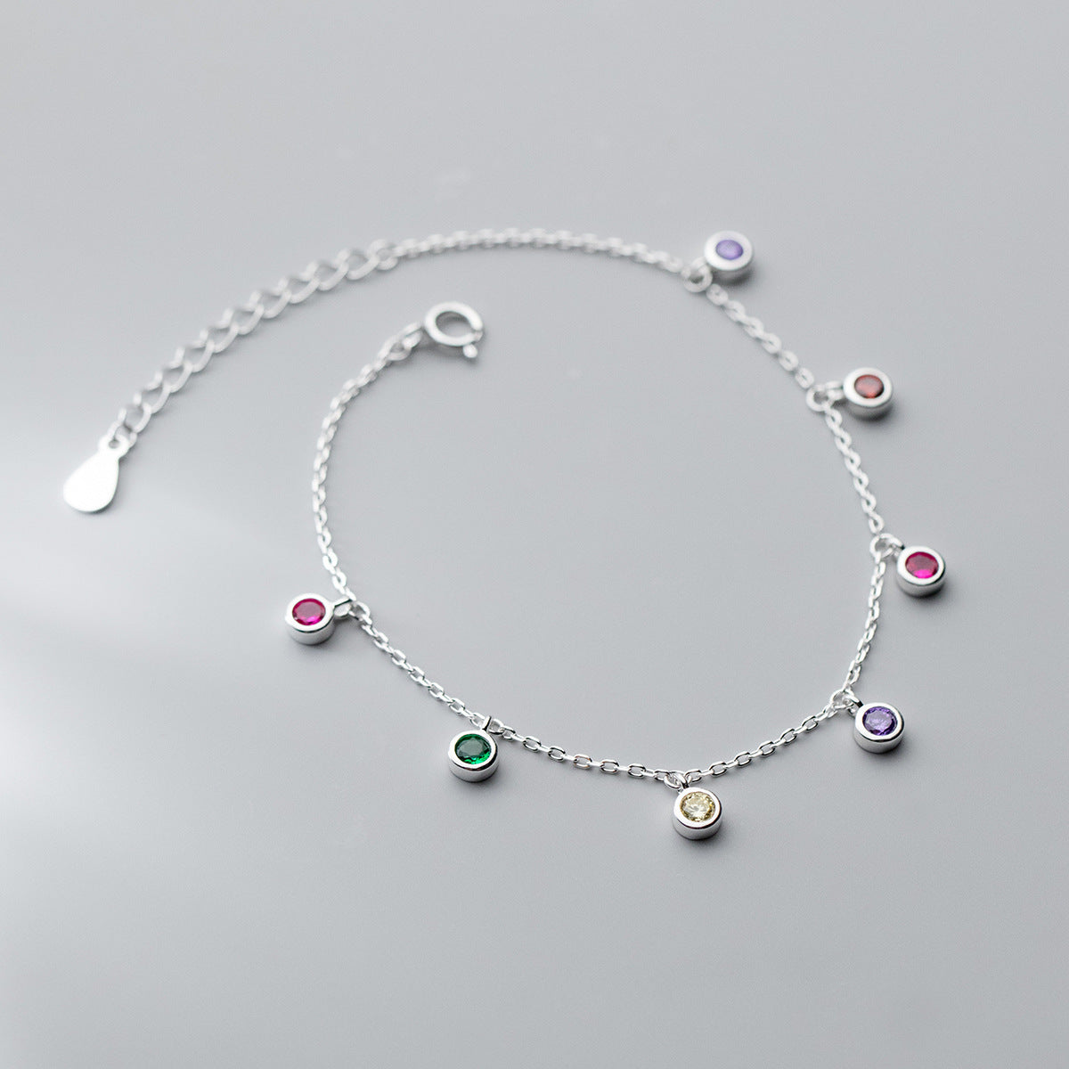 Elegant Round Geometric Stone Tassel Hand Jewelry