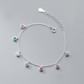 Elegant Round Geometric Stone Tassel Hand Jewelry